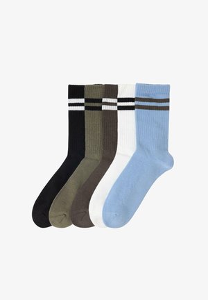 Lindex, LINDEX 5-PACK SOCKS LINDEX - Strømper - dark brown