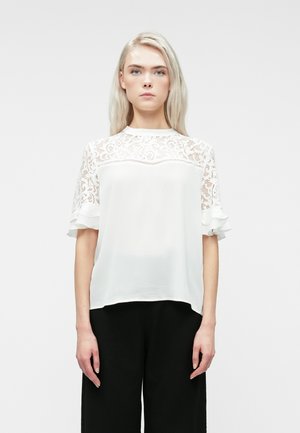 VISHIMMER HIGH NECK  - Camicetta - snow white