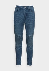 CHIEF - Calças de ganga justas - mid blue wash