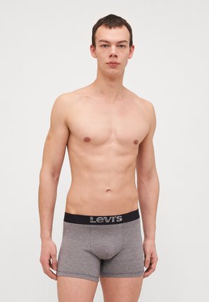 MEN OPTICAL ILLUSION BRIEF 2 PACK - Boxerkalsong - grey/black