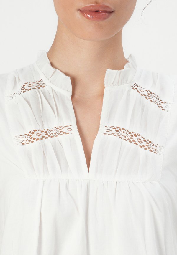 ONLSUNNY CAPSL FRILL DRESS  - Maxi dress - cloud dancer2