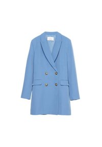 Stradivarius Kort kappa / rock - light blue