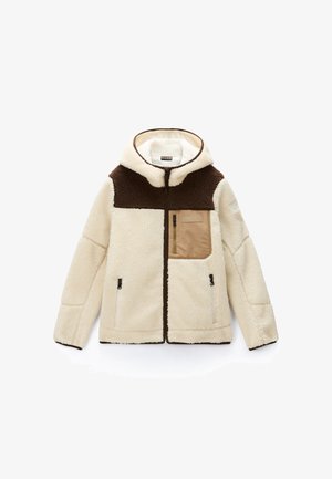 Napapijri, YUPIK FZ HOODIE - Veste polaire - natural