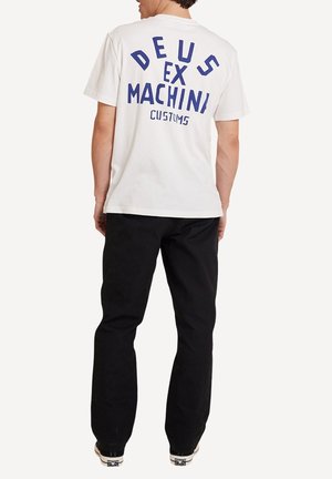 Pisstin Tee Box Fit - Print T-shirt - vintage white