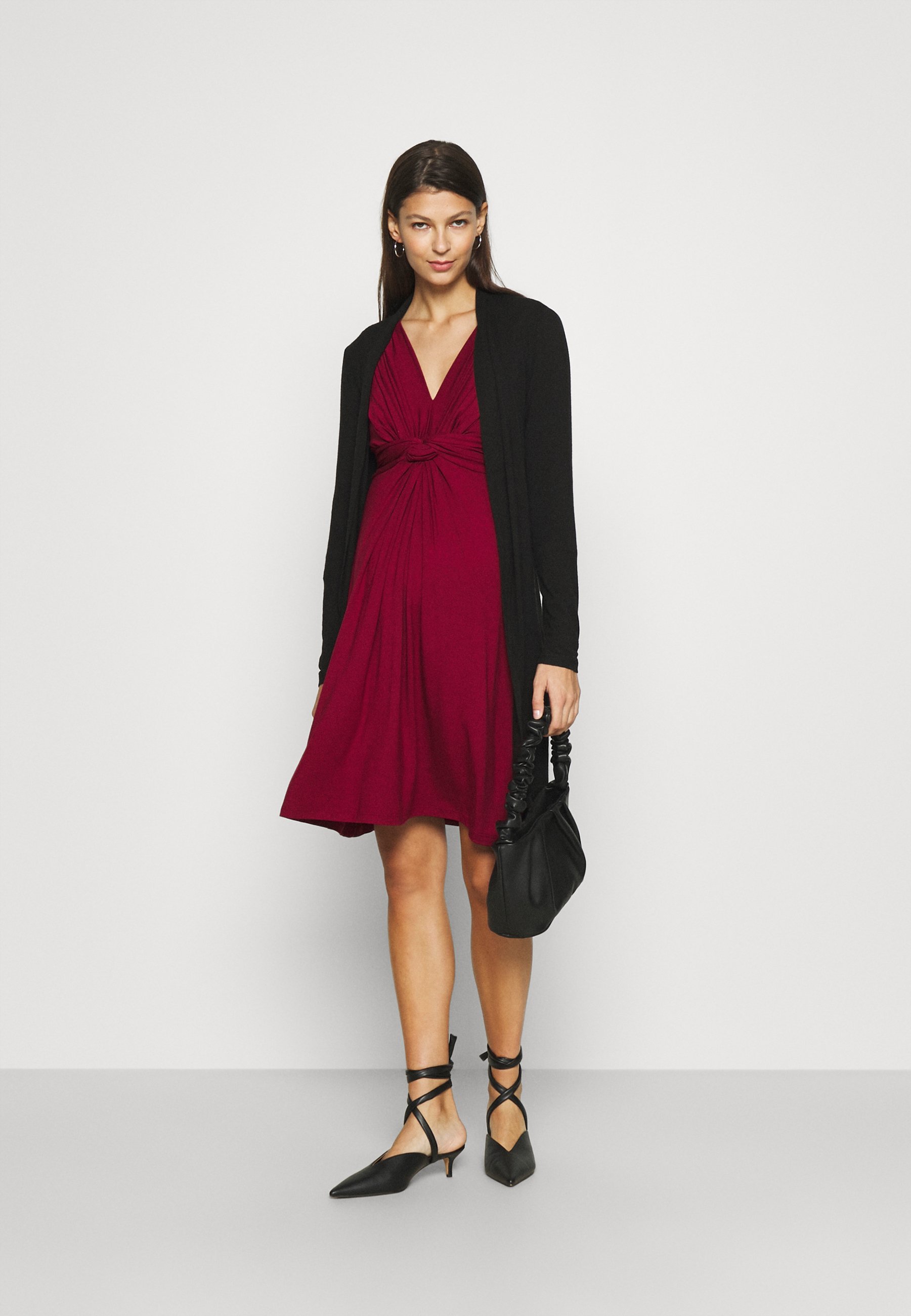 Pietro Brunelli MADONNA NURSING - Džersio suknelė - bordeaux/raudona -  Zalando.lt