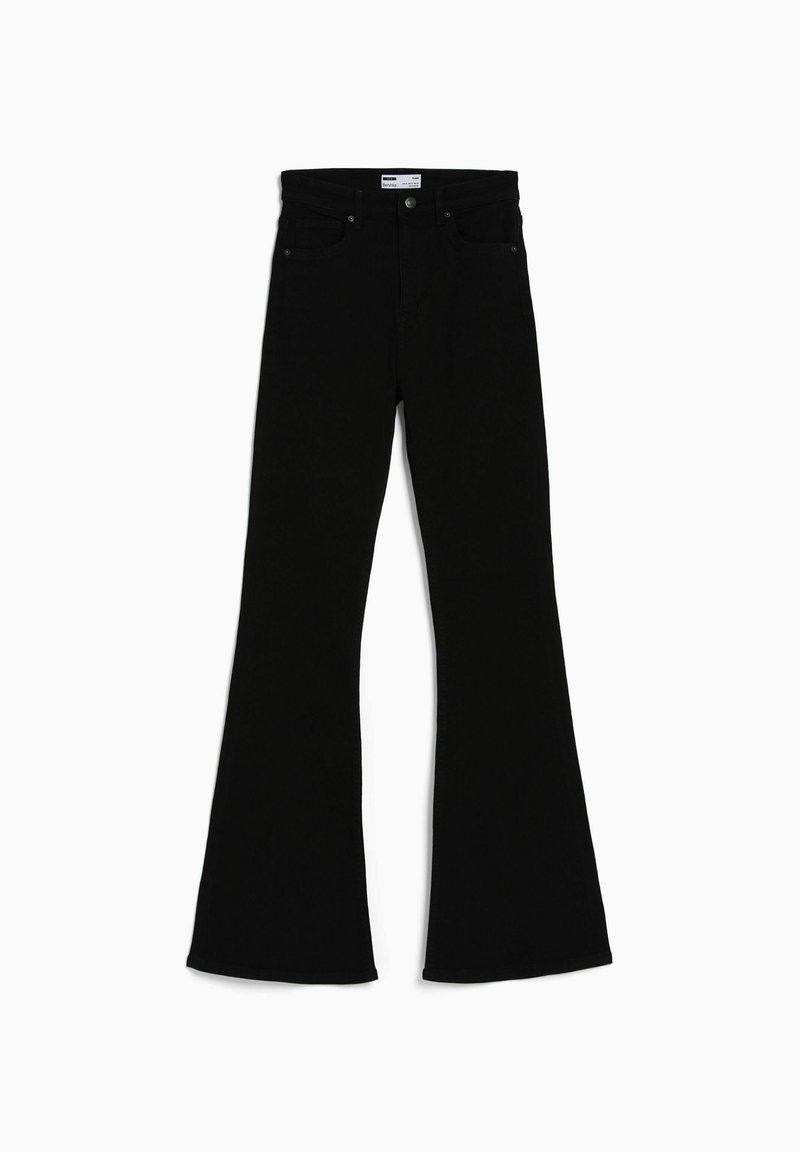 Bershka Jeans bootcut nero