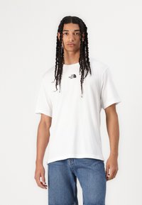 The North Face - MENS TEE RELAXED CENTRAL LOGO - Print T-shirt - white/black Thumbnail Image 1