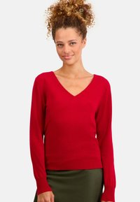 Mahogany TRIESTE-FIRST - Strickpullover - garnet