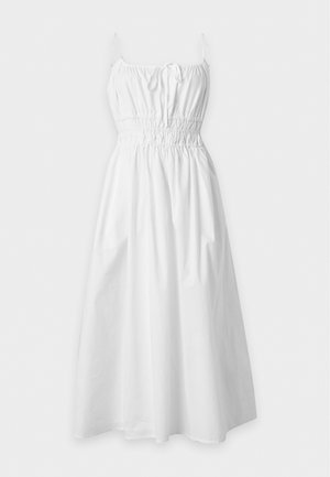 GAP, SMOCKED MAXI DRESS - Φόρεμα ημέρας - fresh white