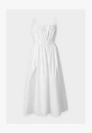 GAP, SMOCKED MAXI DRESS - Φόρεμα ημέρας - fresh white