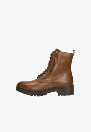 SUB55 SUB55 - Platform ankle boots - cognac