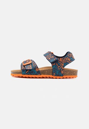 Geox GHITA BOY - Sandali - navy/orange