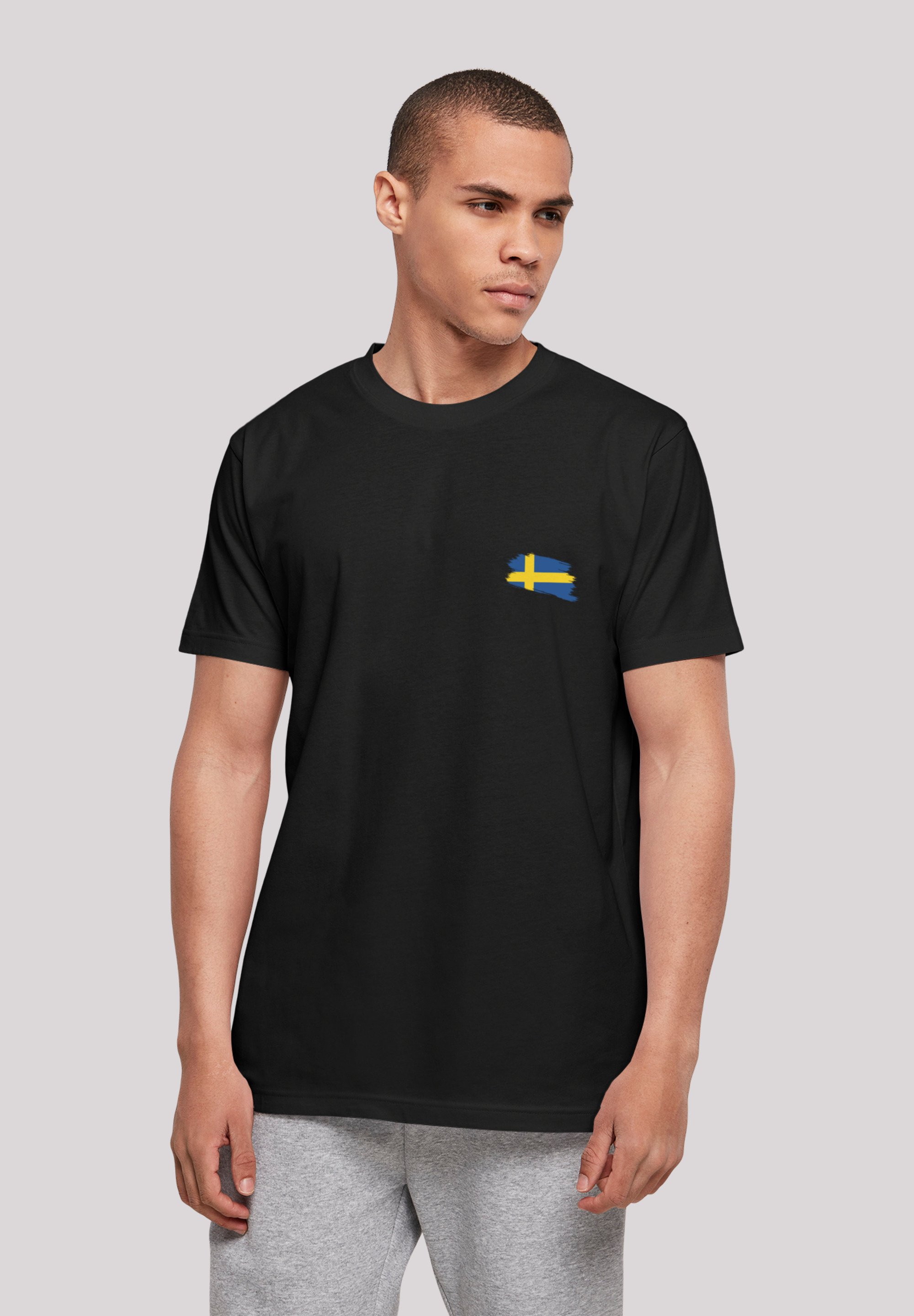 Blackshirt Schweden Flagge 150x90 Cm – Aus Polyester, Mit Ösen, Wetterfest, Für Garten & Events