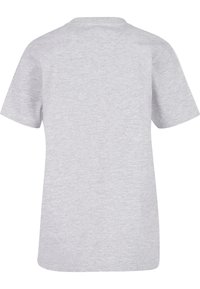 Grå kortærmet t-shirt lavet af blødt bomuld, med rund halsudskæring og en ensfarvet tekstur uden yderligere mønstre eller detaljer.
