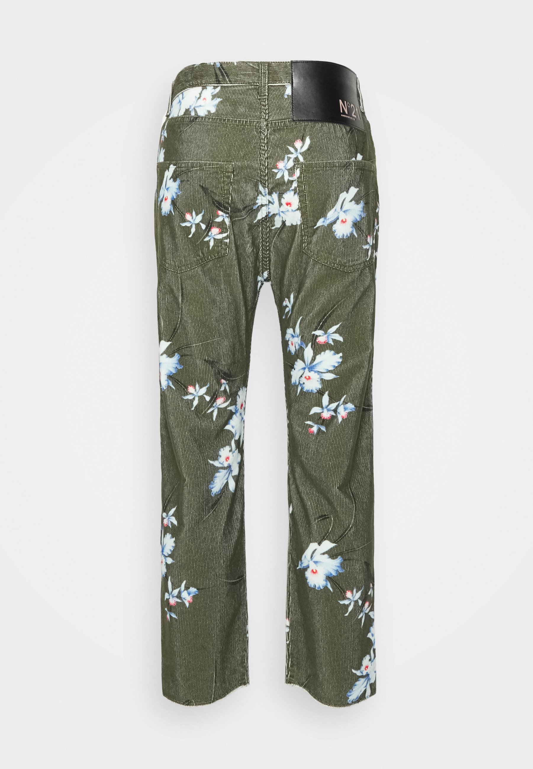 N°21 PANTALONE - Pantaloni - stampa fondo verde/cachi - Zalando.it