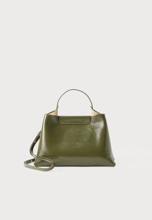 ELIEZE MEDIUM - Geantă de mână - khaki gloss
