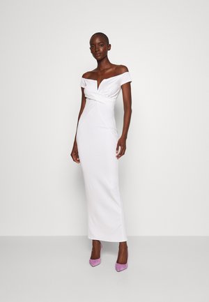 WAL G TALL ELIA OFF SHOULDER  - Maksikleit - white