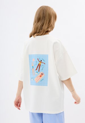 Print T-shirt - white
