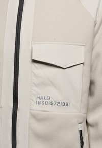 HALO PANELED - Fleecejacka - silver lining