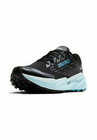 Brooks CASCADIA 19 GTX - Bėgimo bateliai, skirti nelygiam paviršiui - black ebony blue flower