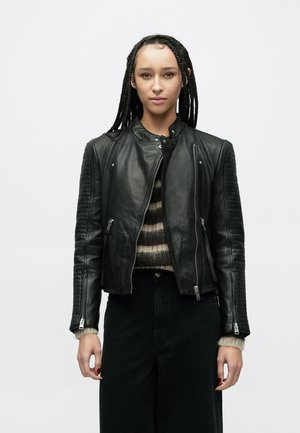 RAUL BIKER - Leren jas - black