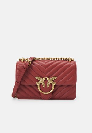 LOVE ONE MINI - Borsa a tracolla - ocra rosso/antique gold-coloured