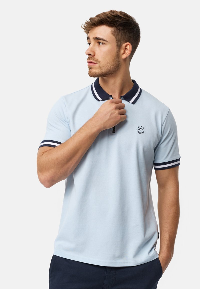 INDICODE JEANS LIMBO Polo shirt sky way/light blue Zalando