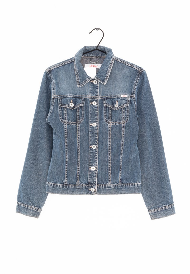 s.Oliver Veste en jean - blue