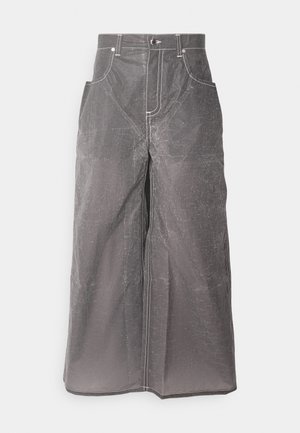 ECKHAUS LATTA ULTRA WIDE LEG UNISEX - Püksid - paper grey