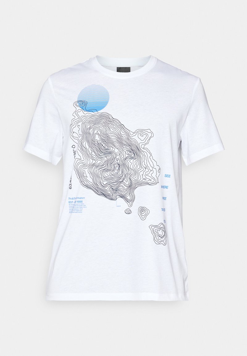 Peak Performance T-shirt print blauw