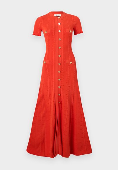sandro MILO - Vestido largo - coquelicot