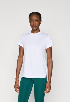 ESSENTIAL SPORTS T-SHIRT WITH REFLECTIVE STRIPE - T-shirt desportiva - white
