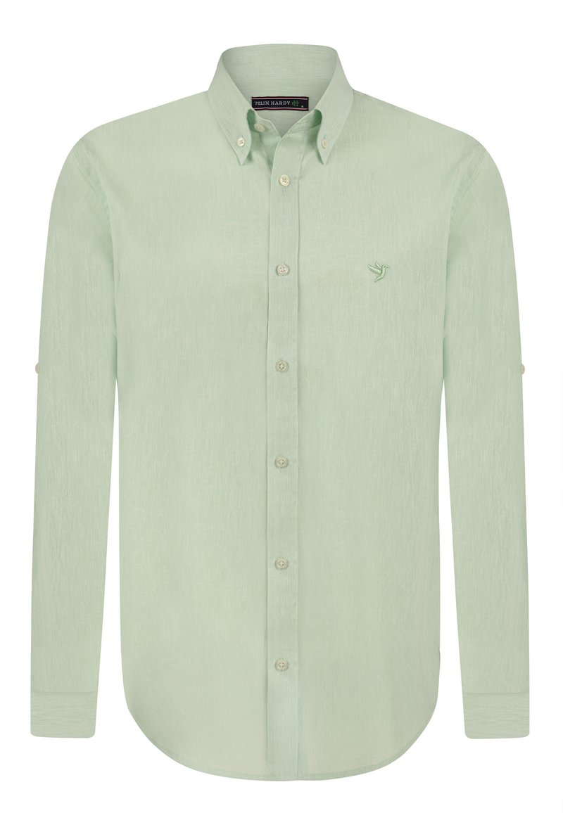 Felix Hardy - LINEN BLENDED SHIRT - Košile - mint, Zvětšit