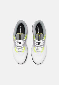 Lotto MIRAGE 400 ALLROUND - Tenisice za sve terene - all white/asphalt/ultimate gray