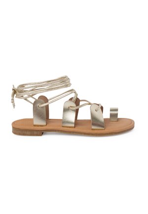 T-bar sandals - champagne