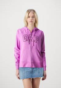 GAP HERITAGE - Zip-up sweatshirt - budding lilac