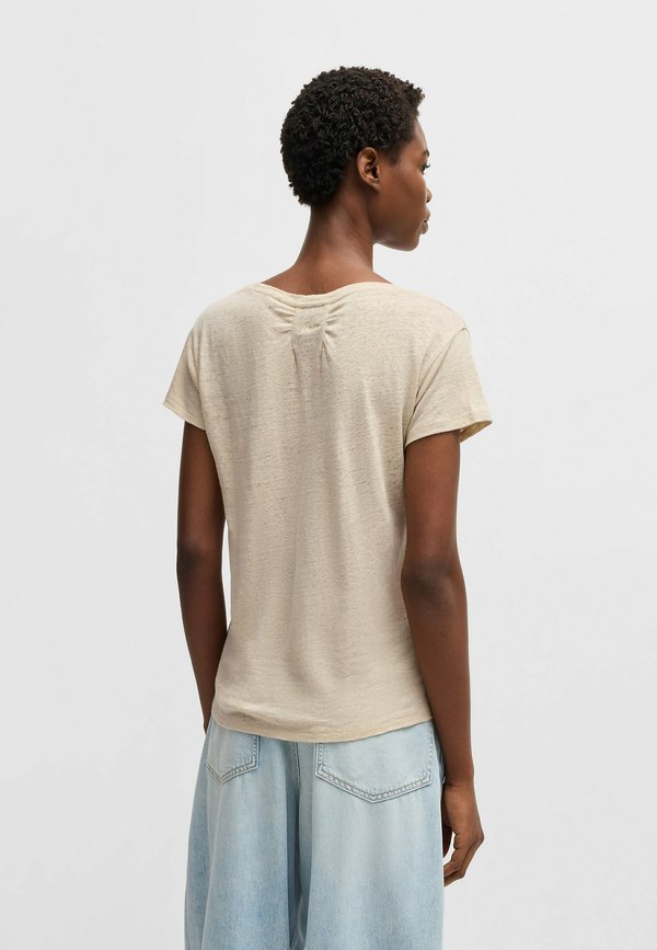 Basic T-shirt - open beige seven2