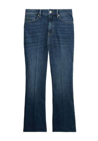 Jupe Flare Marks And Spencer Taille 14 - Coton Bleu à Fleurs - Courte (18 Pouces)