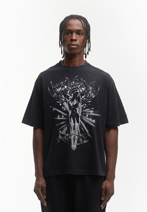 FAVELA DAWN - T-shirt imprimé - black washed