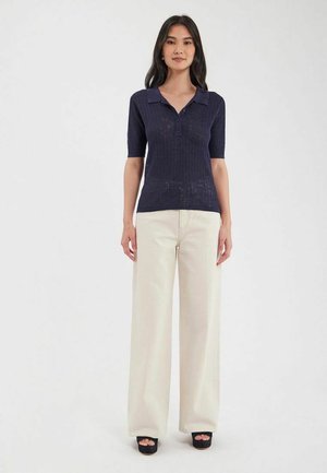INES DE LA FRESSANGE Polo - blue navy