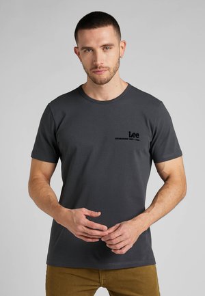 SS SMALL LOGO TEE - T-shirt basic - washed black