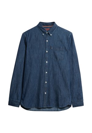 Superdry ESSENTIAL LONG SLEEVE - Overhemd - rinse wash