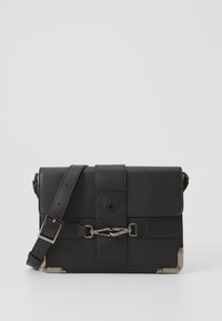 BELLA FLAP UNISEX - Soma ar siksnu pāri ķermenim - black/gunmetal