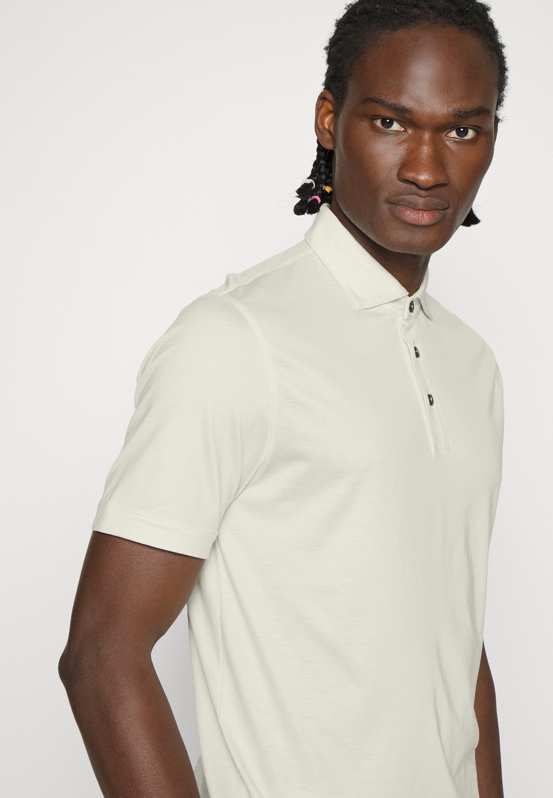 BOSS PRESS - Polo shirt - open white 