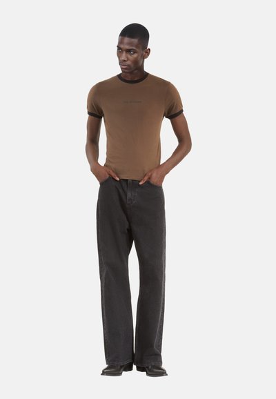 The Kooples T-shirt con stampa - dark brown