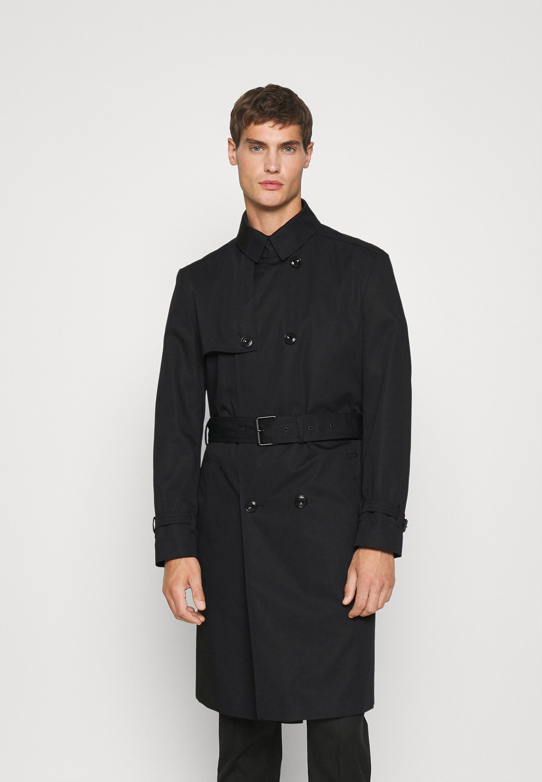 HUGO MALUKS - Trenchcoat - black 