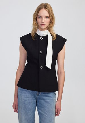 COLOR-BLOCK - Weste - black