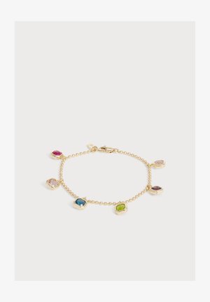 Lauren Ralph Lauren, SHAKY STATION FLEX - Βραχιόλι - gold-coloured/ multi-coloured
