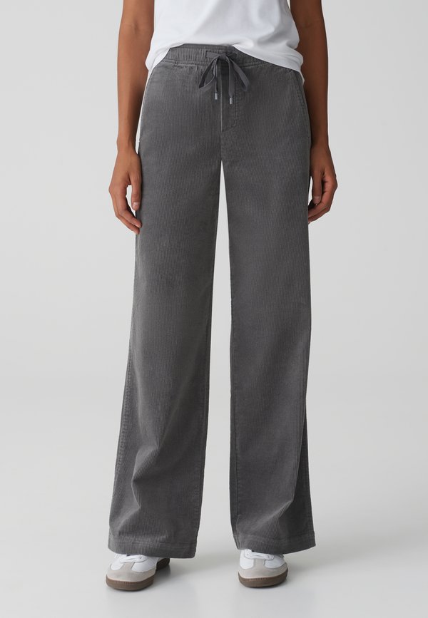 WIDE LEG MILENI TRACK - Stoffhose - graphite glaze