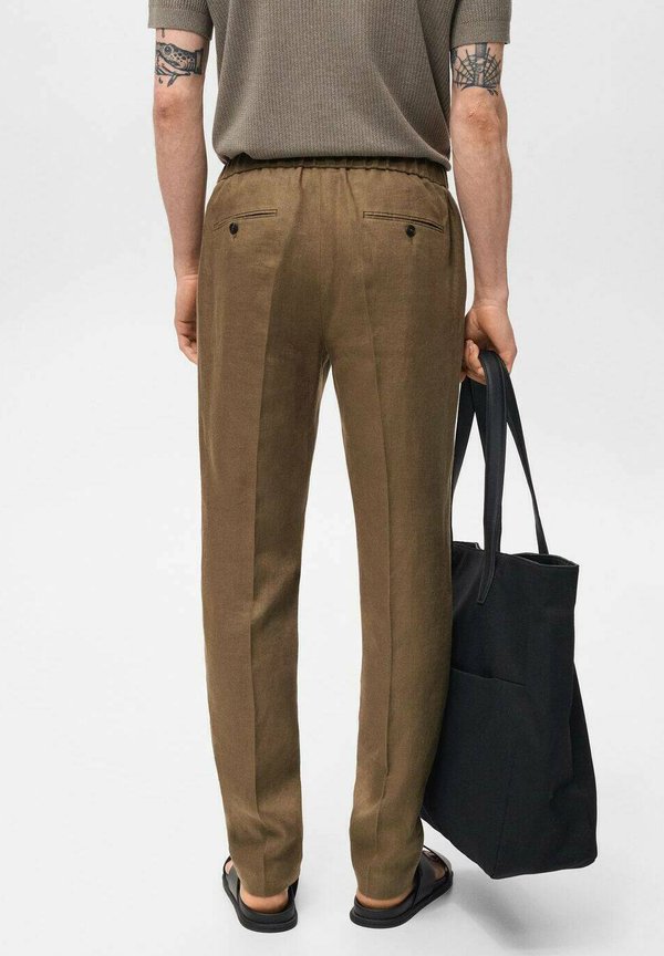 SALERNO SLIM FIT  - Suit trousers - khaki3